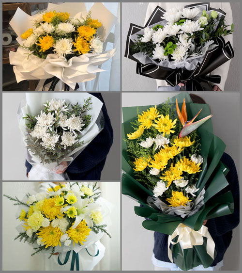 湖南张家界永定区合作桥乡白事花束代送